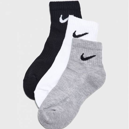 Шкарпетки спортивні Nike Everyday Cushion Ankle 3 пари (SX7667-901)