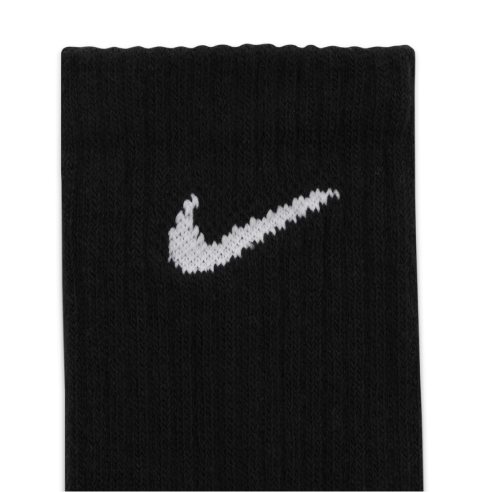 Шкарпетки спортивні Nike Everyday Lightweight Crew 3 пари чорні (SX7676-010)