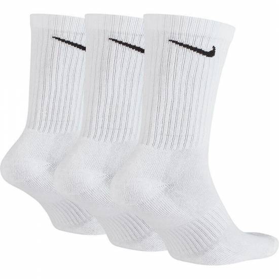 Шкарпетки спортивні Nike Everyday Lightweight Crew 3 пари білі (SX7676-100)