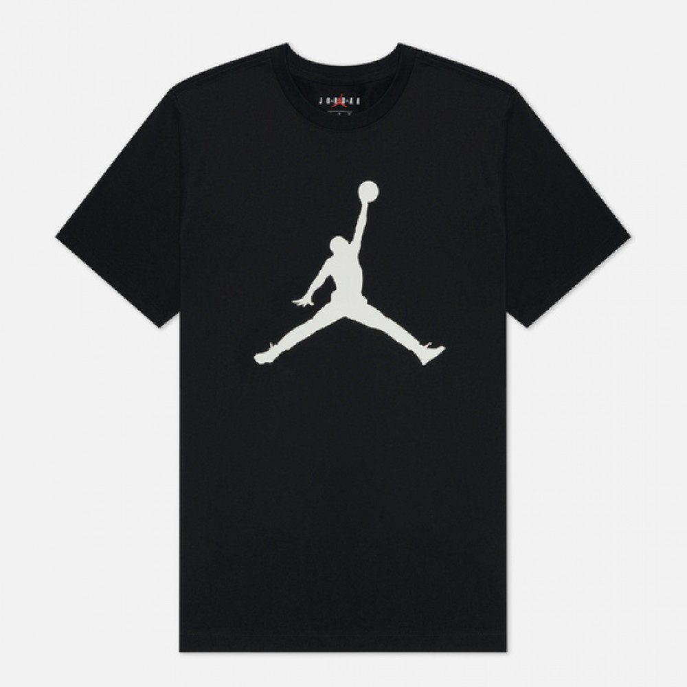 Футболка чоловіча Jordan Джордан Short Sleeve Crew чорна оригінал (CJ0921-011)