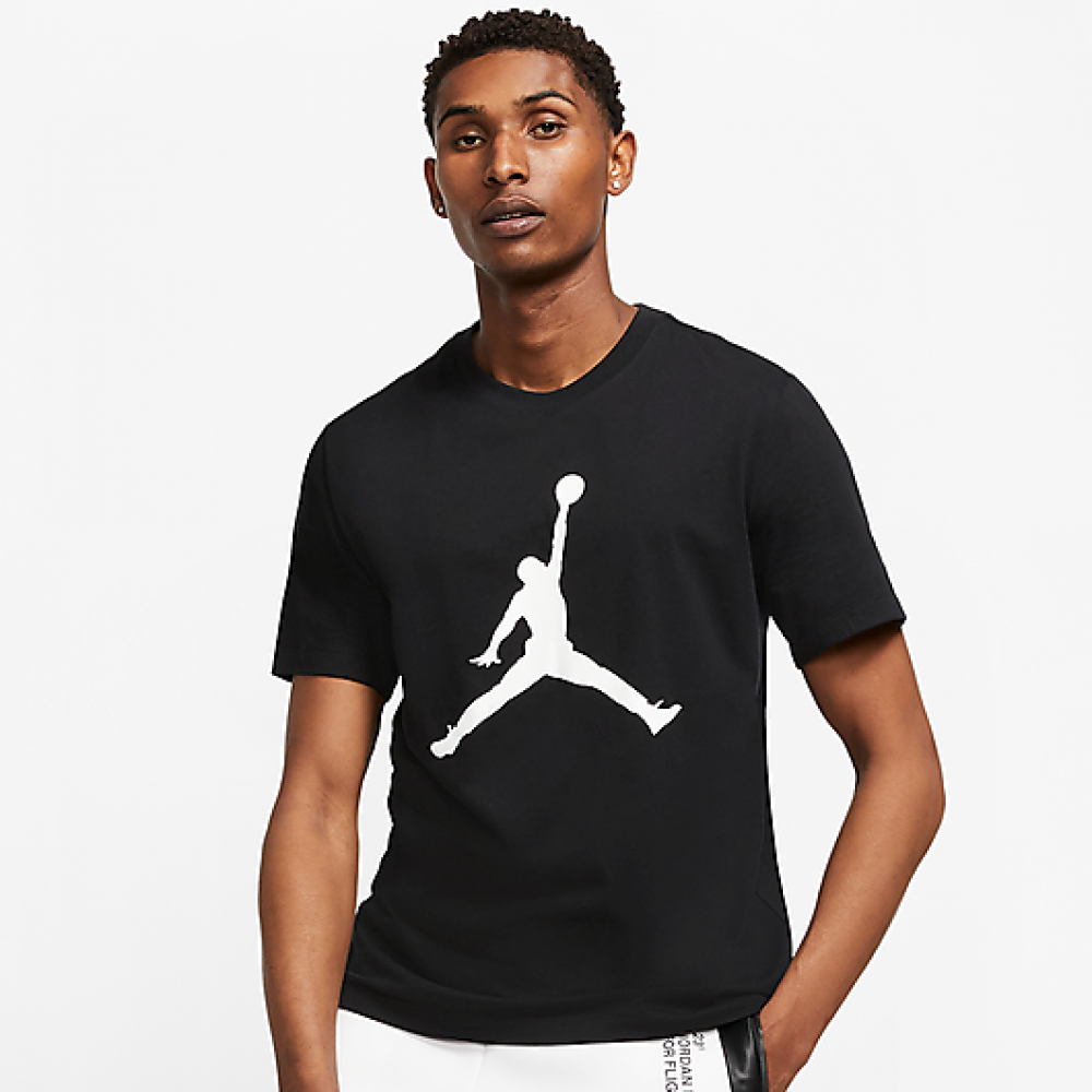 Футболка чоловіча Jordan Джордан Short Sleeve Crew чорна оригінал (CJ0921-011)