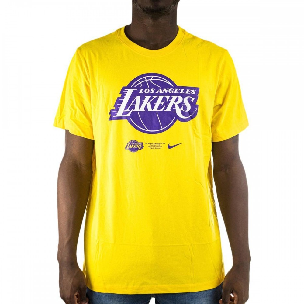 Футболка чоловіча баскетбольна Nike NBA Los Angeles Lakers Logo (CK8381-728)