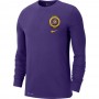 Футболка баскетбольна c довгими рукавами Nike Los Angeles Lakers Crest Logo розмір L (CK8656-547) Футболка баскетбольна c довгими рукавами Nike Los Angeles Lakers Crest Logo розмір L (CK8656-547)