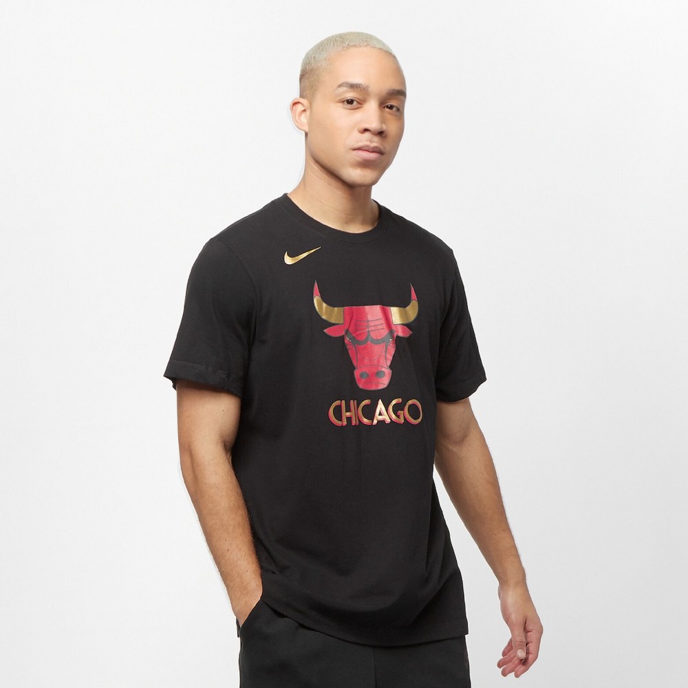 Футболка баскетбольна чоловіча Nike Chicago Bulls City Edition Logo розмір M, L, XL (CT9440-010)