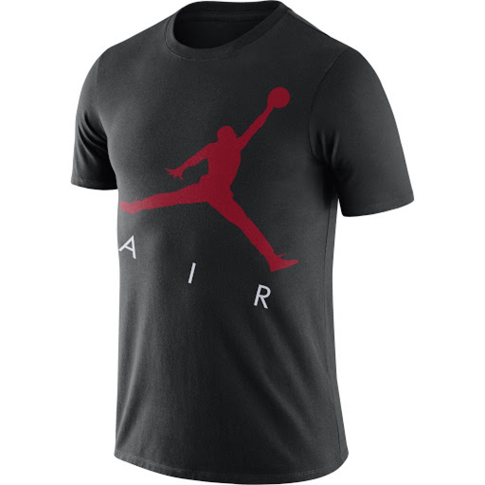 Футболка чоловіча Jordan Jumpman Air HBR SS Crew баскетбольна чорна (CV3425-010)
