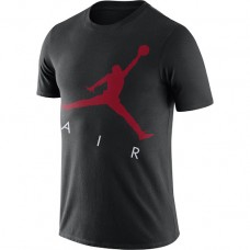Футболка чоловіча Jordan Jumpman Air HBR SS Crew баскетбольна чорна (CV3425-010)