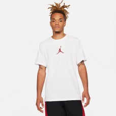 Футболка Jordan Jumpman Air Dri Fit SS Crew чоловіча баскетбольна біла(CW5190-101)