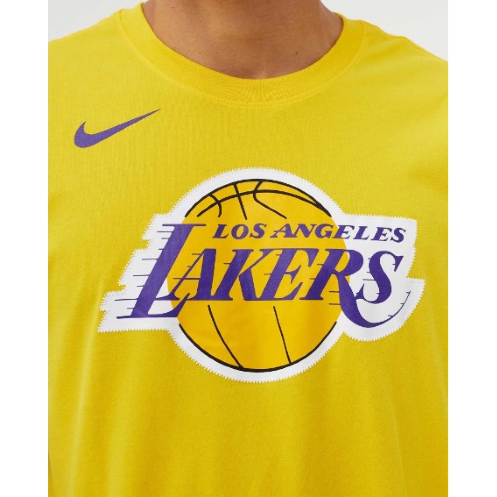 Футболка чоловіча баскетбольна Nike NBA Los Angeles Lakers Men's Dri-FIT Logo T-Shirt (DA6023-728)