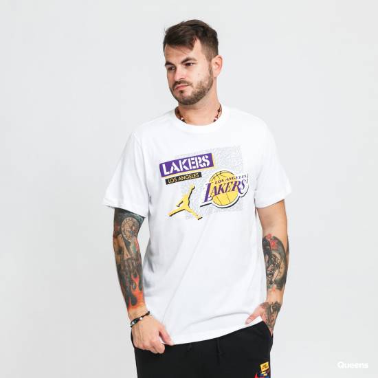 Футболка баскетбольна Jordan Los Angeles Lakers чоловіча (DA6628-100)