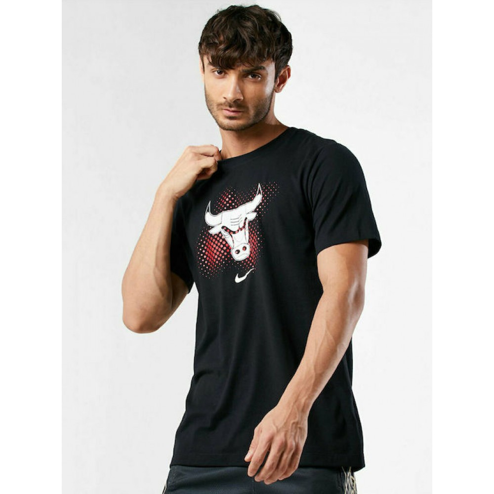 Футболка баскетбольна чоловіча Chicago Bulls Logo Men's Nike Dri-FIT NBA T-Shirt (DH7073-010)