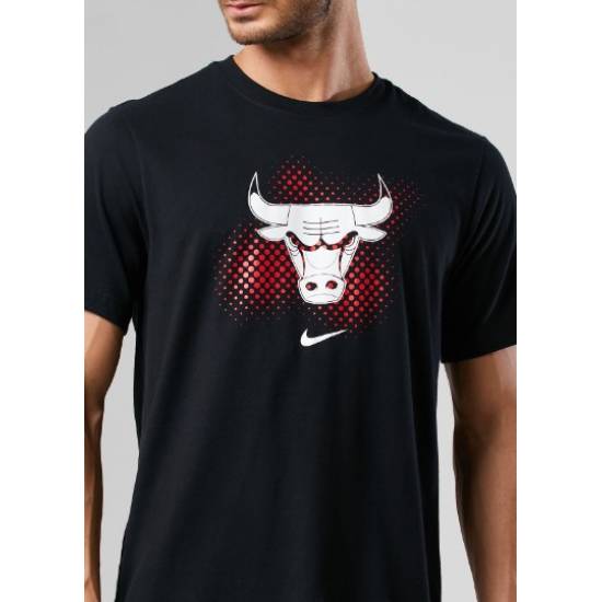 Футболка баскетбольна чоловіча Chicago Bulls Logo Men's Nike Dri-FIT NBA T-Shirt (DH7073-010)