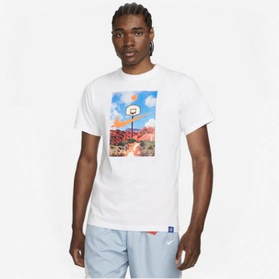 Футболка чоловіча баскетбольна Nike Men's Basketball T-Shirt (DQ1909-100)