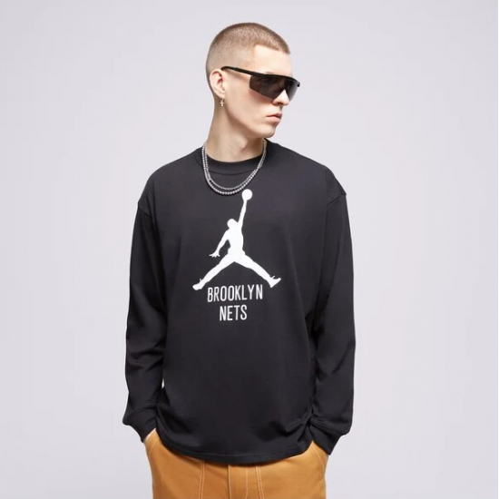 Футболка Brooklyn Nets Essential Men's Jordan NBA Long-Sleeve T-Shirt (FN1251-010)