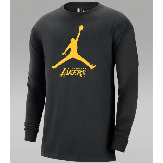 Футболка Los Angeles Lakers Essential Men's Jordan NBA Long-Sleeve T-Shirt (FN1268-010)