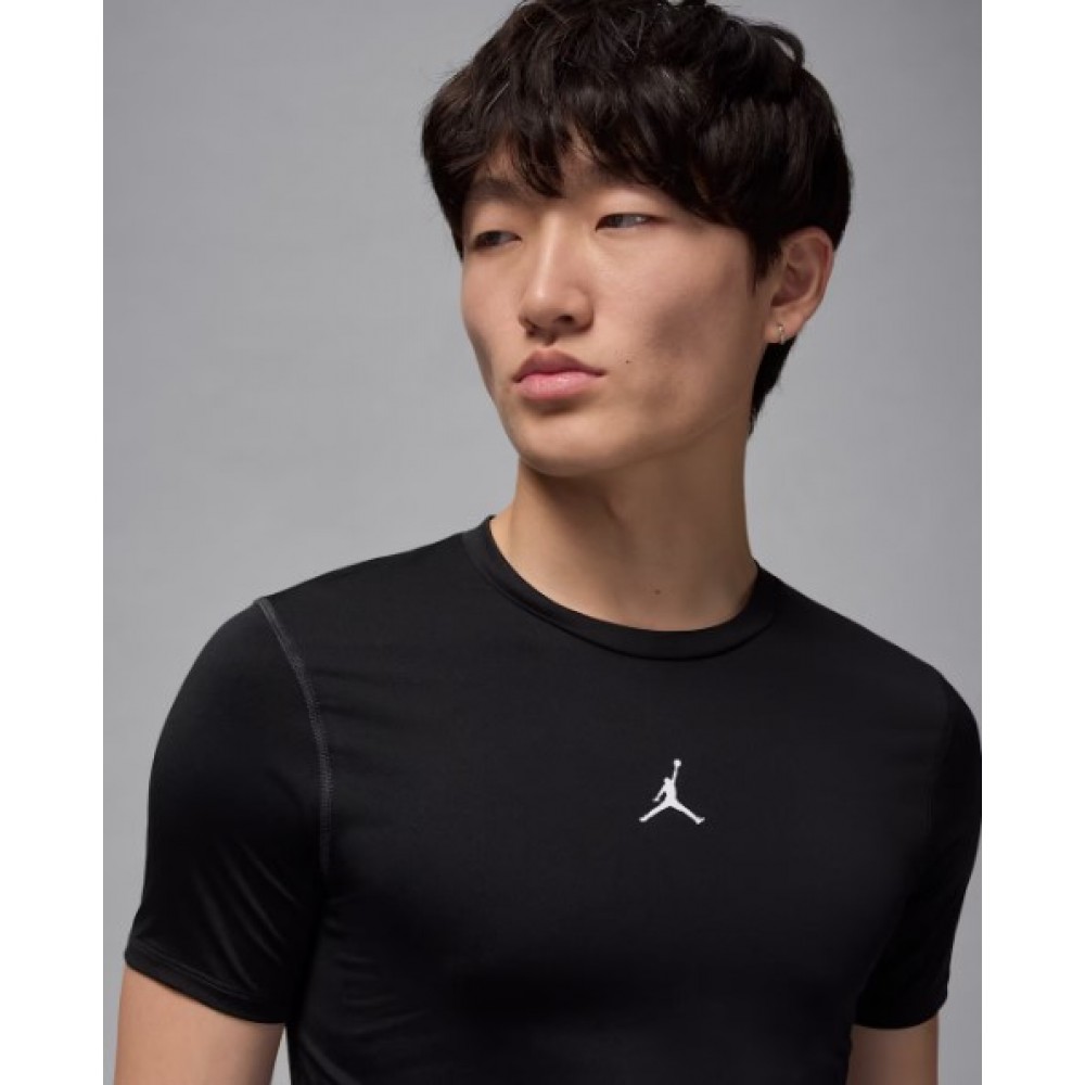 Футболка Jordan Sport Men's Dri-FIT Short-Sleeve Base Layer Top чоловіча чорна (HV4099-010) — оригінал