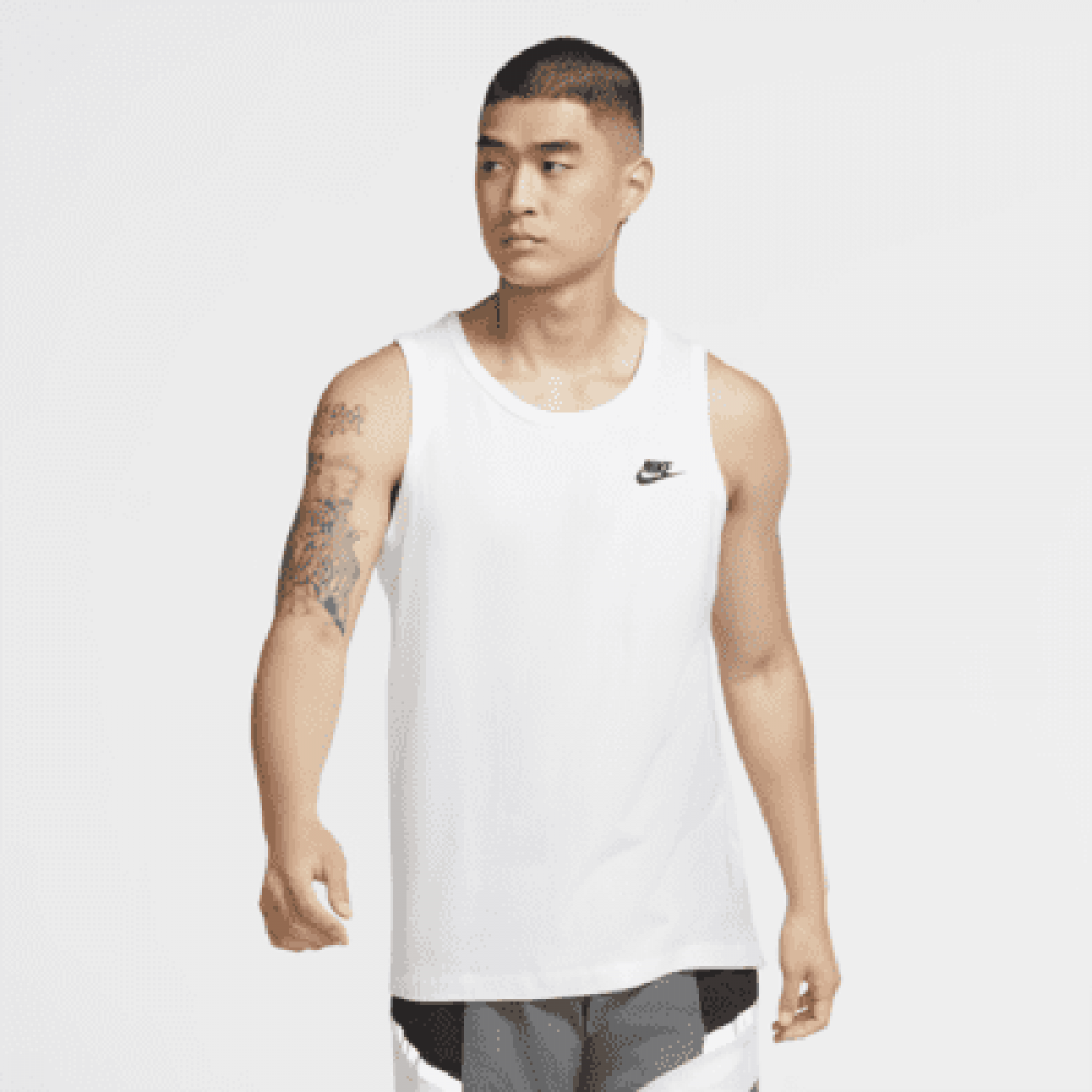 Майка чоловіча спортивна Nike Sportswear бавовна (BQ1260-100)