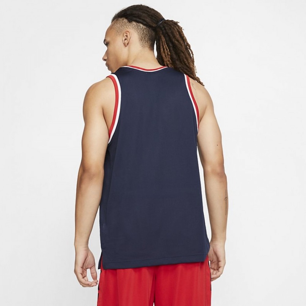 Майка баскетбольна Nike DRY CLASSIC JERSEY розмір L, XL темно-синя (BV9356-419)
