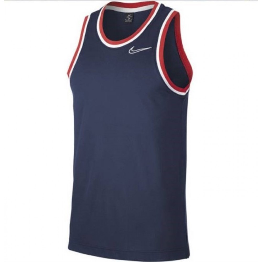 Майка баскетбольна Nike DRY CLASSIC JERSEY розмір L, XL темно-синя (BV9356-419)