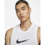 Майка баскетбольна Nike Dri-FIT Men's Basketball Top поліестер біла (BV9387-100) Майка баскетбольна Nike Dri-FIT Men's Basketball Top поліестер біла (BV9387-100)