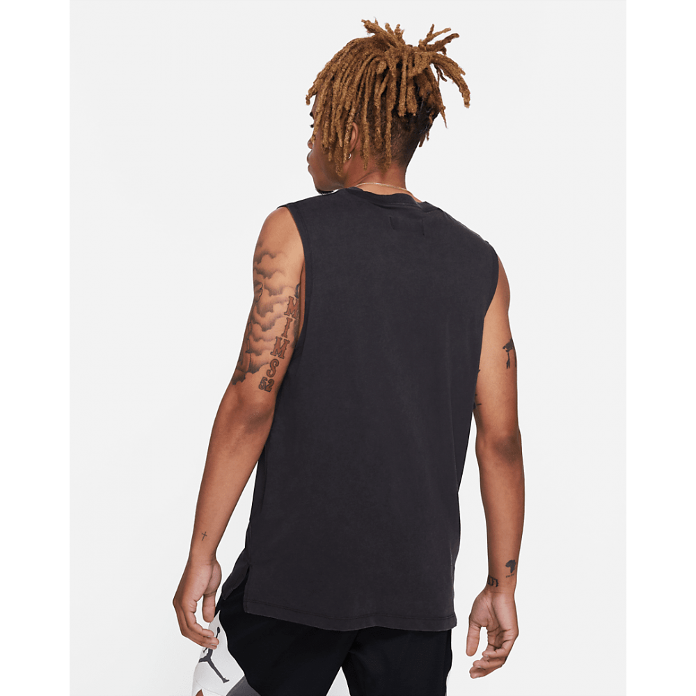 Майка баскетбольна чоловіча Jordan Dri Fit AIR SLVLS TOP чорна (DC3236-010)