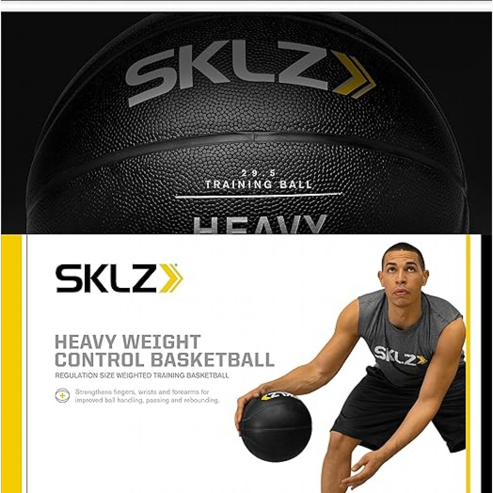 М'яч баскетбольний важкий SKLZ Training Heavy Weight Control Basketball розмір 7 композитна шкіра