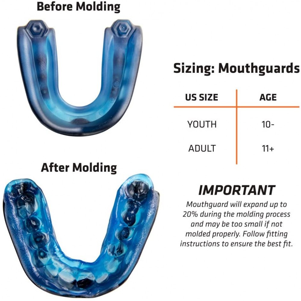 Капа доросла однощелепна Shock Doctor Gel Max Mouth Guard (BC-6100)