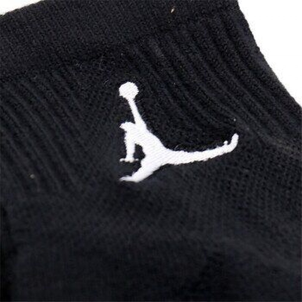 Шкарпетки баскетбольні Jordan Jumpman Quarter 3 пари чорні (SX5544-010)