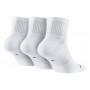 Шкарпетки баскетбольні Jordan Jumpman Quarter 3 пари білі (SX5544-100) Шкарпетки баскетбольні Jordan Jumpman Quarter 3 пари білі (SX5544-100)