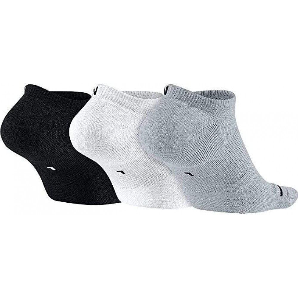Шкарпетки баскетбольні Nike Jordan Jumpman Quarter 3 пари чорний-білий-сірий (SX5546-018)