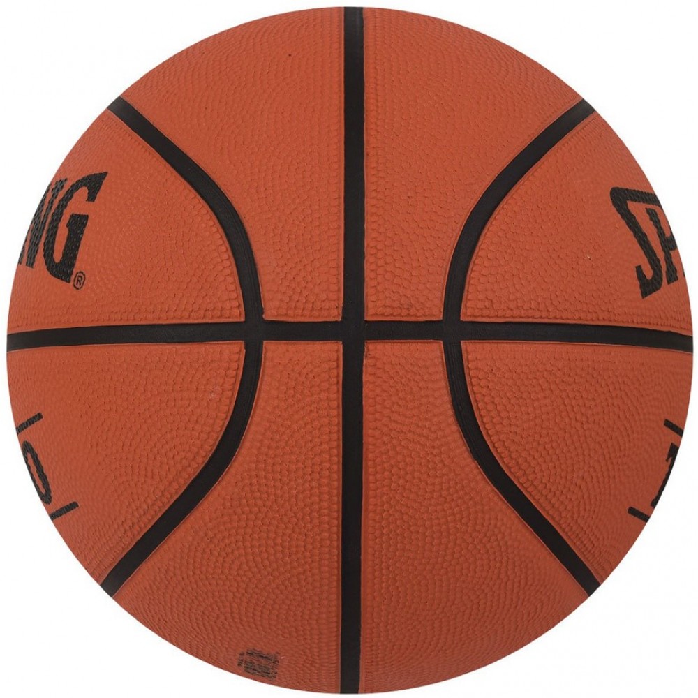 М'яч баскетбольний Spalding TF-50 розмір 5, 6, 7, гумовий для гри на вулиці коричневий (73852Z)