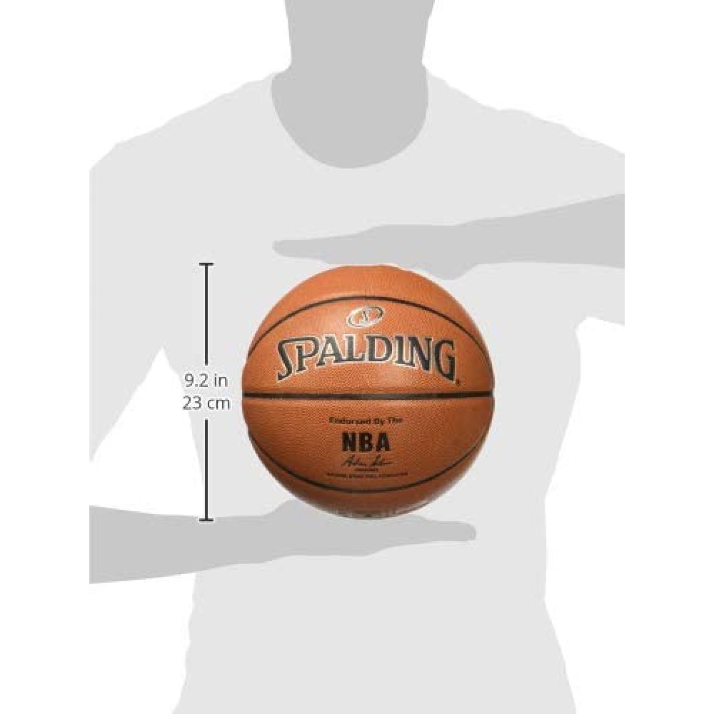 М'яч баскетбольний Spalding NBA Silver In-outdoor розмір 7 композитна шкіра (76018Z)