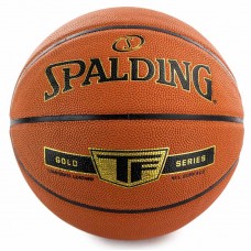 М'яч баскетбольний Spalding Gold TF Series Indoor-Outdoor розмір 7 композитна шкіра для вулиці-залу (76857Z)