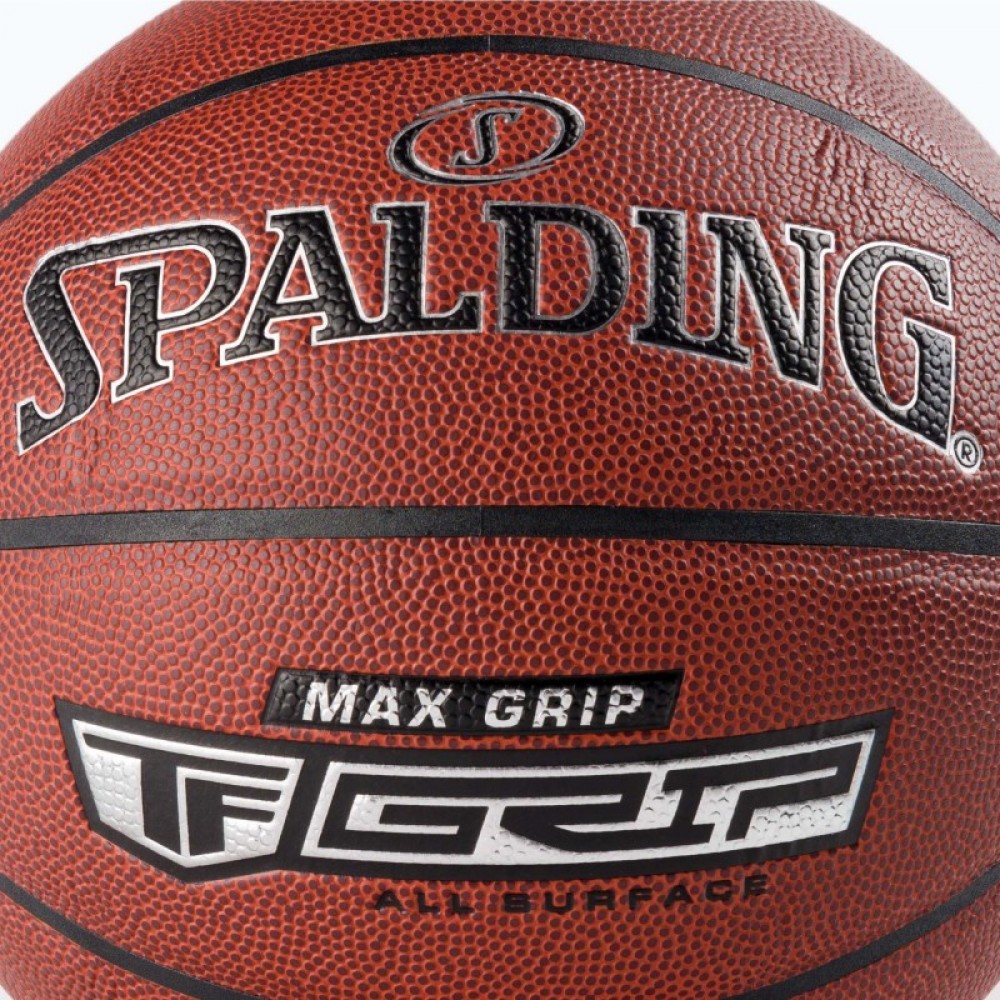 М'яч баскетбольний Spalding Max Grip Indoor-Outdoor розмір 7 композитна шкіра для вулиці-залу (76873Z)