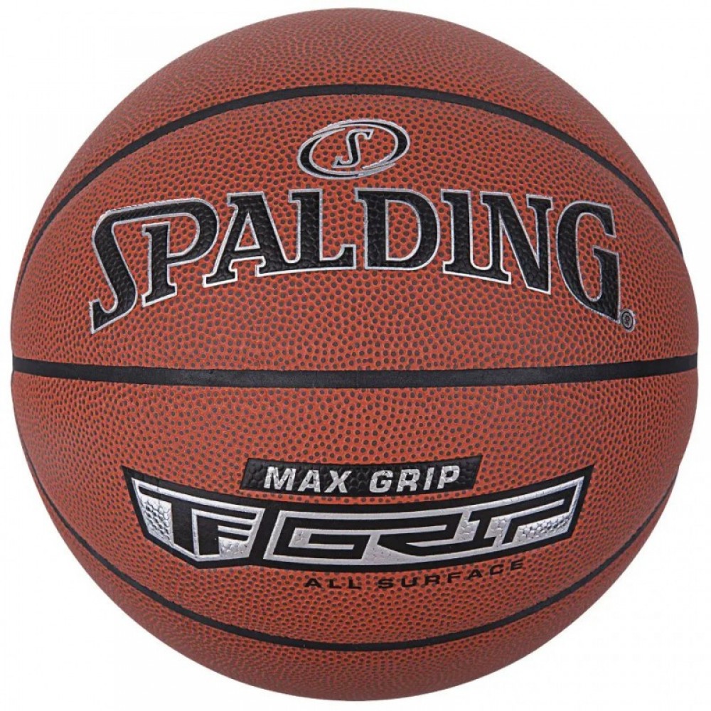 М'яч баскетбольний Spalding Max Grip Indoor-Outdoor розмір 7 композитна шкіра для вулиці-залу (76873Z)