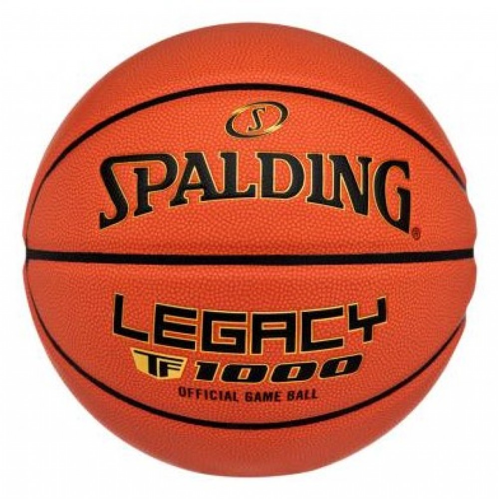 М'яч баскетбольний професійний Spalding TF-1000 Legacy FIBA розмір 6, 7 композитна шкіра для залу (76963Z)