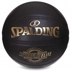 М'яч баскетбольний Spalding NBA Neverflat Elite Indoor-Outdoor розмір 7 композитна шкіра (76991Y)