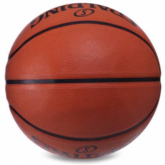 М'яч баскетбольний Spalding NBA Game Ball R розмір 7 гумовий для гри на вулиці коричневий (83385Z)