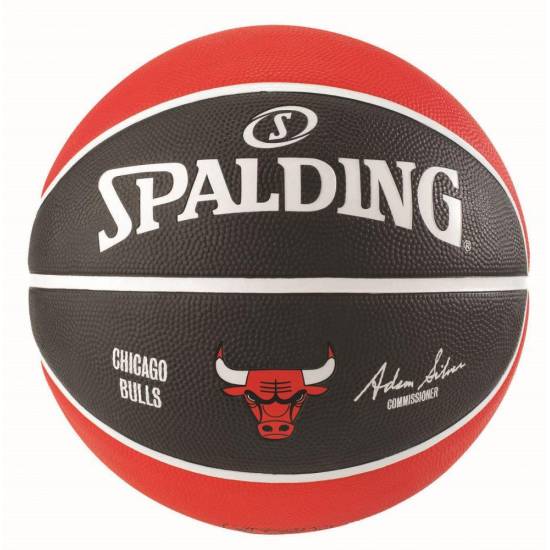 М'яч баскетбольний Spalding NBA Chicago Bulls Outdoor розмір 7 гумовий (83503Z)
