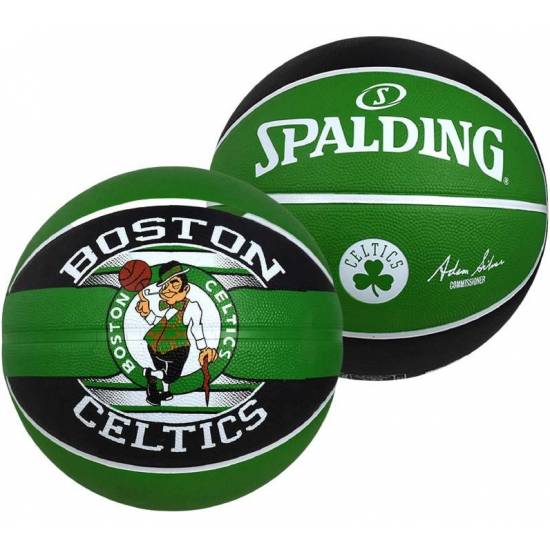 М'яч баскетбольний Spalding NBA Boston Seltics Outdoor розмір 7 гумовий (83505Z)