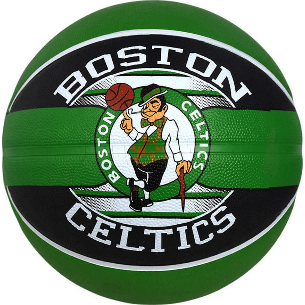 М'яч баскетбольний Spalding NBA Boston Seltics Outdoor розмір 7 гумовий (83505Z)