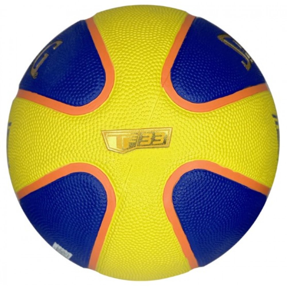 М'яч баскетбольний Spalding TF-33 Outdoor FIBA розмір 6 гумовий для стрітболу 3х3 (84352Z)