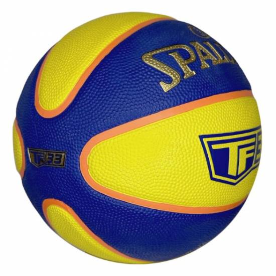 М'яч баскетбольний Spalding TF-33 Outdoor FIBA розмір 6 гумовий для стрітболу 3х3 (84352Z)
