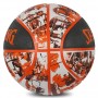 М'яч баскетбольний Spalding Orange Graffiti розмір 7 гумовий для гри на вулиці (84376Z) М'яч баскетбольний Spalding Orange Graffiti розмір 7 гумовий для гри на вулиці (84376Z)