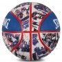М'яч баскетбольний Spalding Blue Red Graffiti розмір 7 гумовий для гри на вулиці (84377Z) М'яч баскетбольний Spalding Blue Red Graffiti розмір 7 гумовий для гри на вулиці (84377Z)