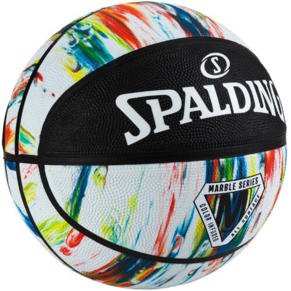 М'яч баскетбольний Spalding NBA Marble Outdoor розмір 7 гумовий (84404Z)
