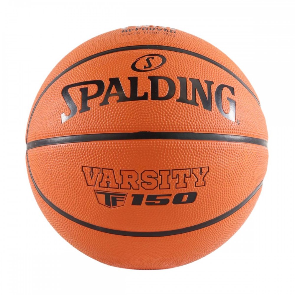 Баскетбольний м'яч Spalding TF-150 Varsity FIBA Outdoor розмір 7, 6, 5 гумовий для вулиці-залу (84421Z) 