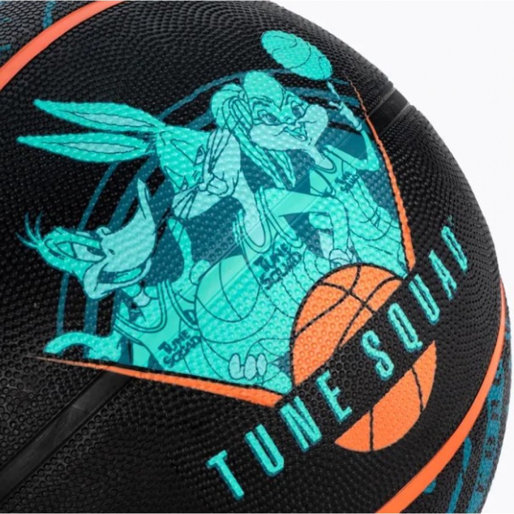 М'яч баскетбольний Spalding Space Jam Tune Squad Roster BasketBall розмір 7 гумовий для вулиці-зали (84540Z)