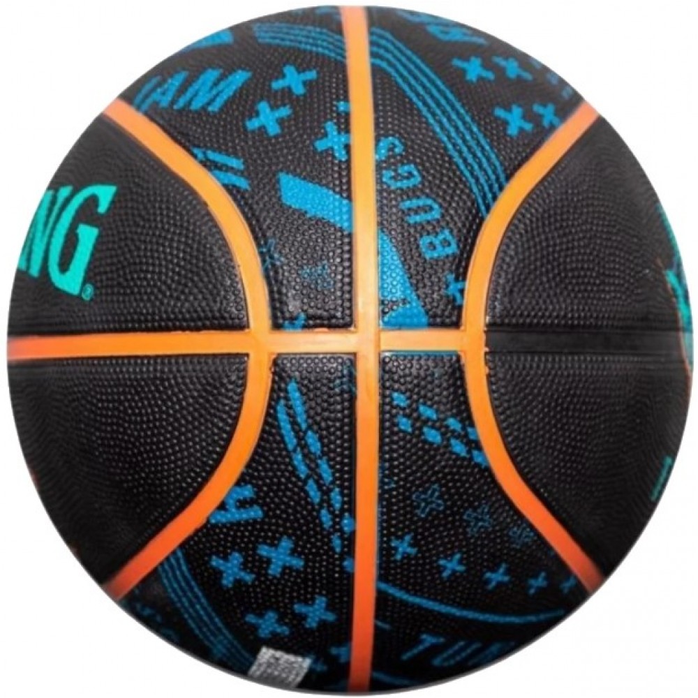 М'яч баскетбольний Spalding Space Jam Tune Squad Roster BasketBall розмір 7 гумовий для вулиці-зали (84540Z)