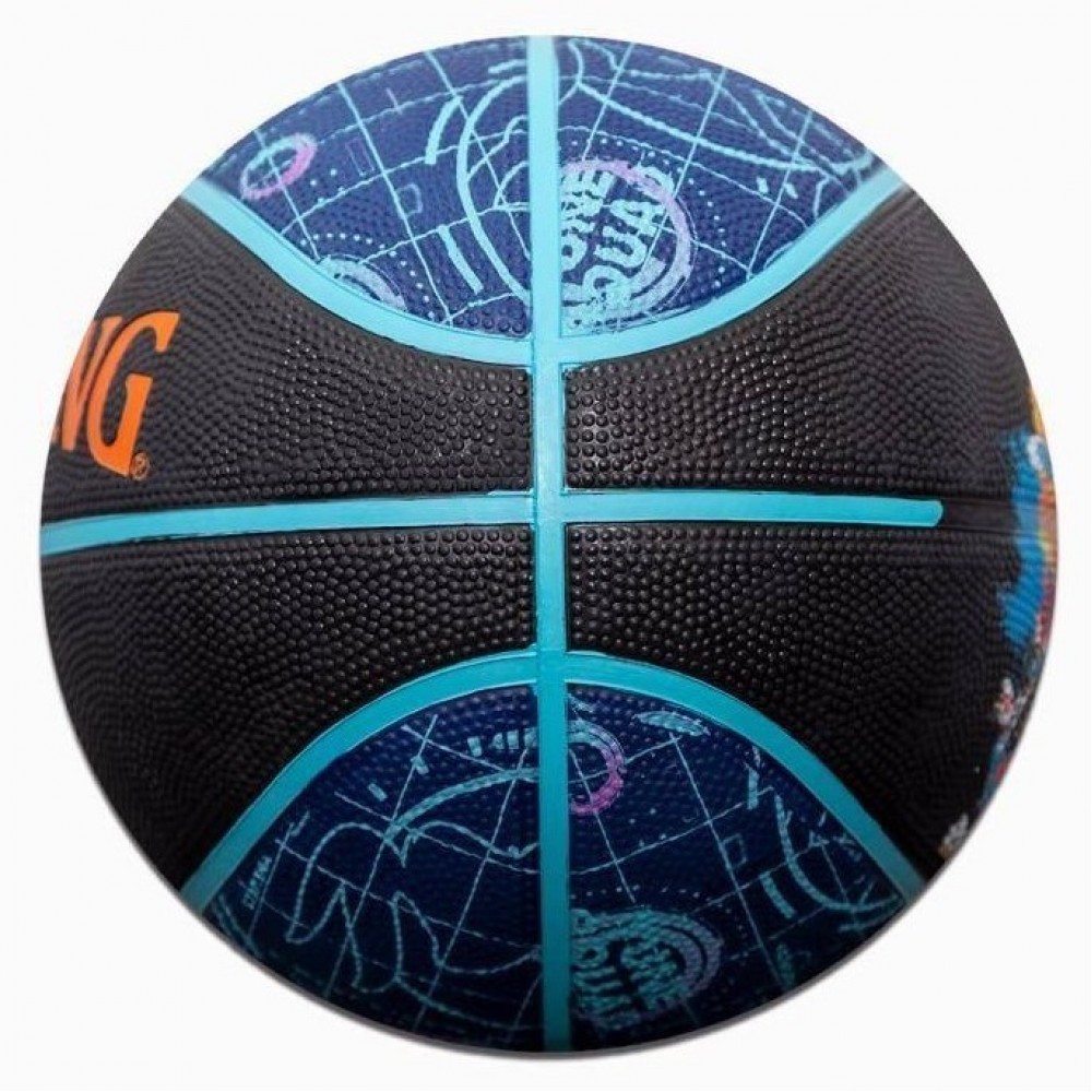 М'яч баскетбольний Spalding Space Jam Tune Court BasketBall розмір 7 гумовий для вулиці-залу (84560Z)