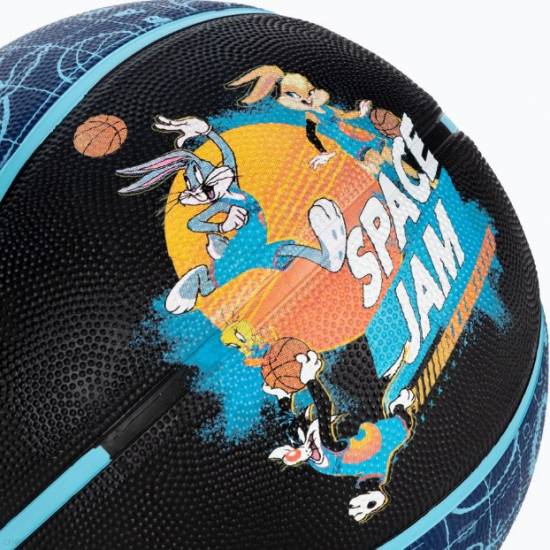 М'яч баскетбольний Spalding Space Jam Tune Court BasketBall розмір 7 гумовий для вулиці-залу (84560Z)